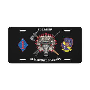 BLACKFOOT CO 3D LAR BN VANITY PLATE