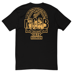 MOAB REUNION 2024 BLACK FITTED T-SHIRT