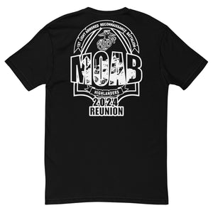 MOAB REUNION 2024 BLACK FITTED T-SHIRT