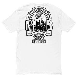 MOAB REUNION 2024 WHITE FITTED T-SHIRT