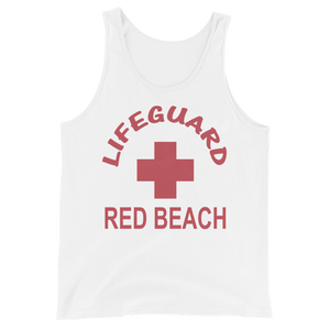 LIFEGUARD: RED BEACH TANK TOP