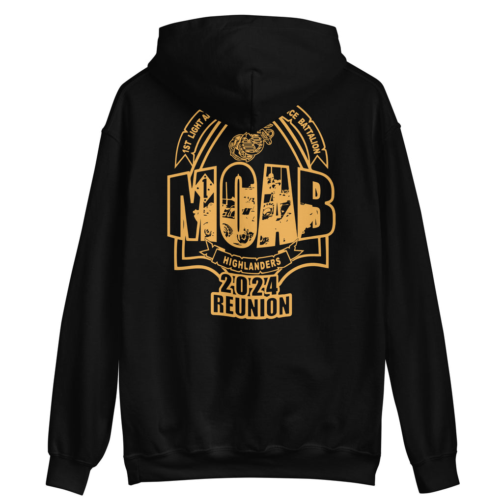 MOAB REUNION 2024 50/50 BLACK HOODIE