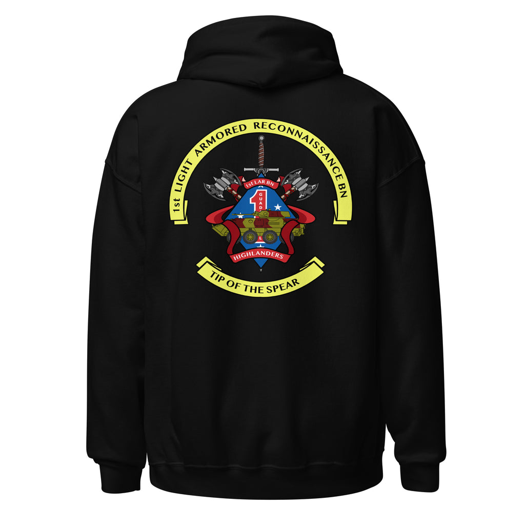 1ST LAR BN HIGHLANDER 50/50 HOODIE