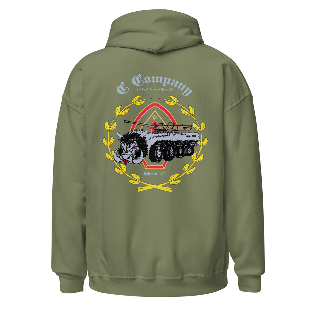 C CO WARPIGS 1ST LAR BN 50/50 HOODIE