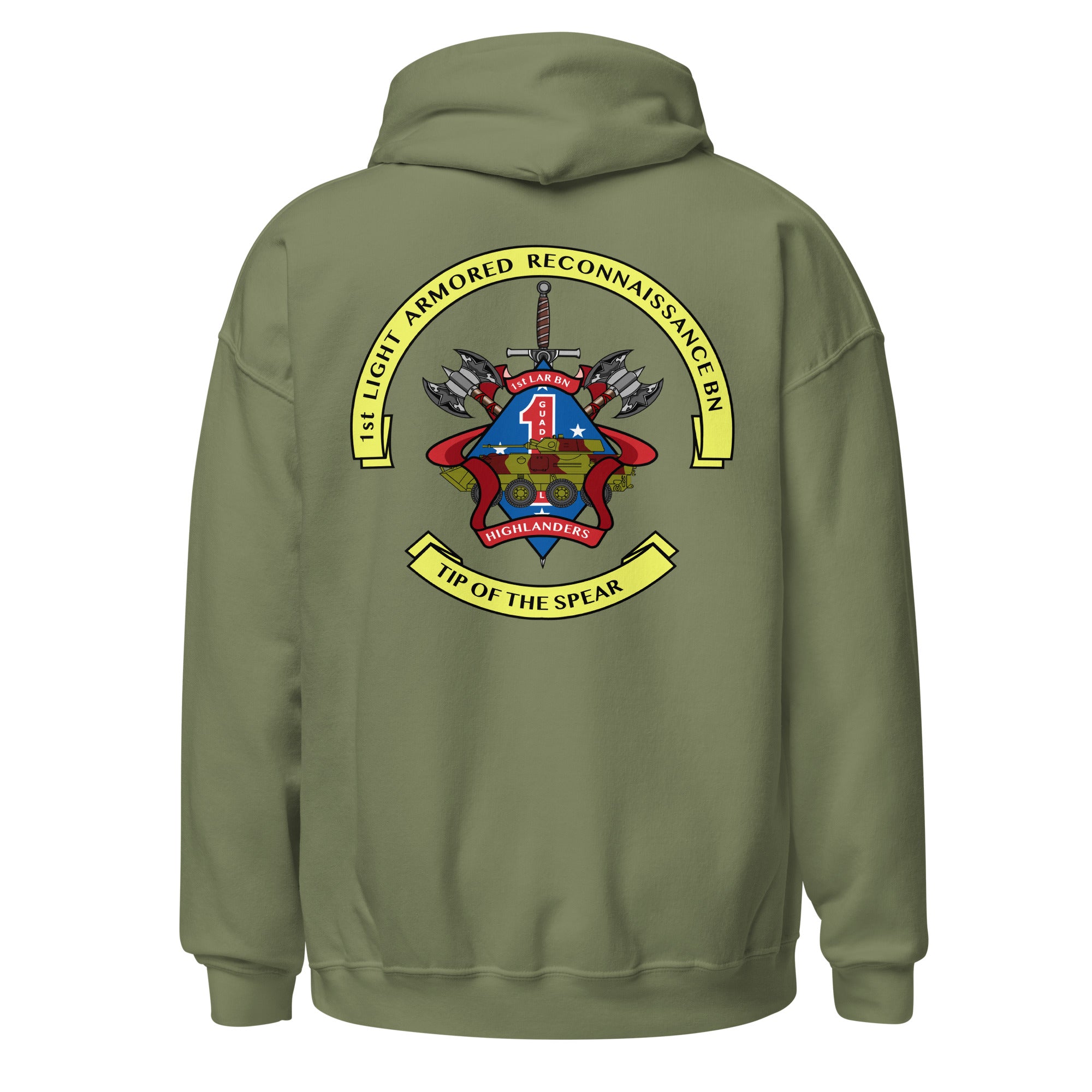 1ST LAR BN HIGHLANDER 50/50 HOODIE