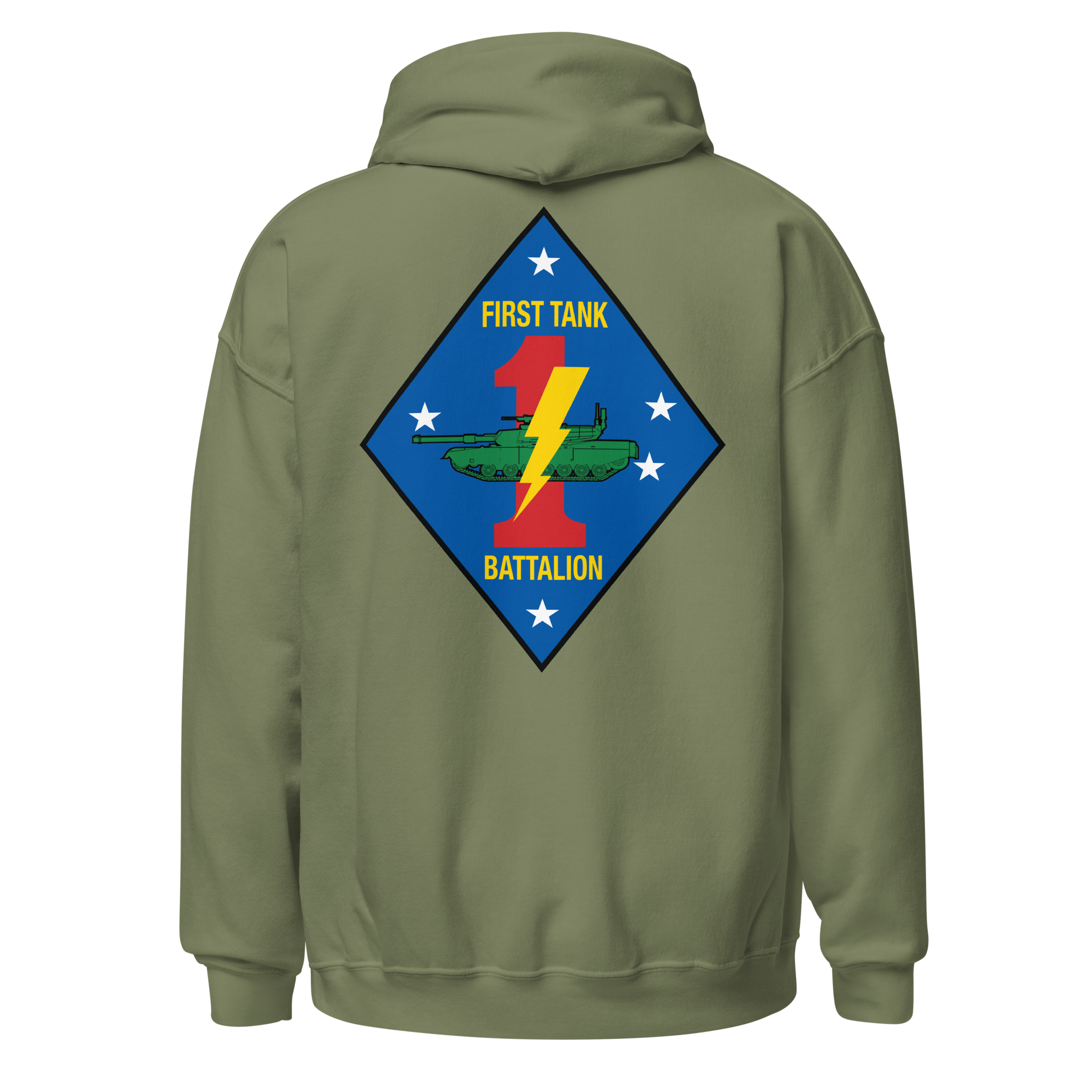 1ST TANK BN 50/50 HOODIE