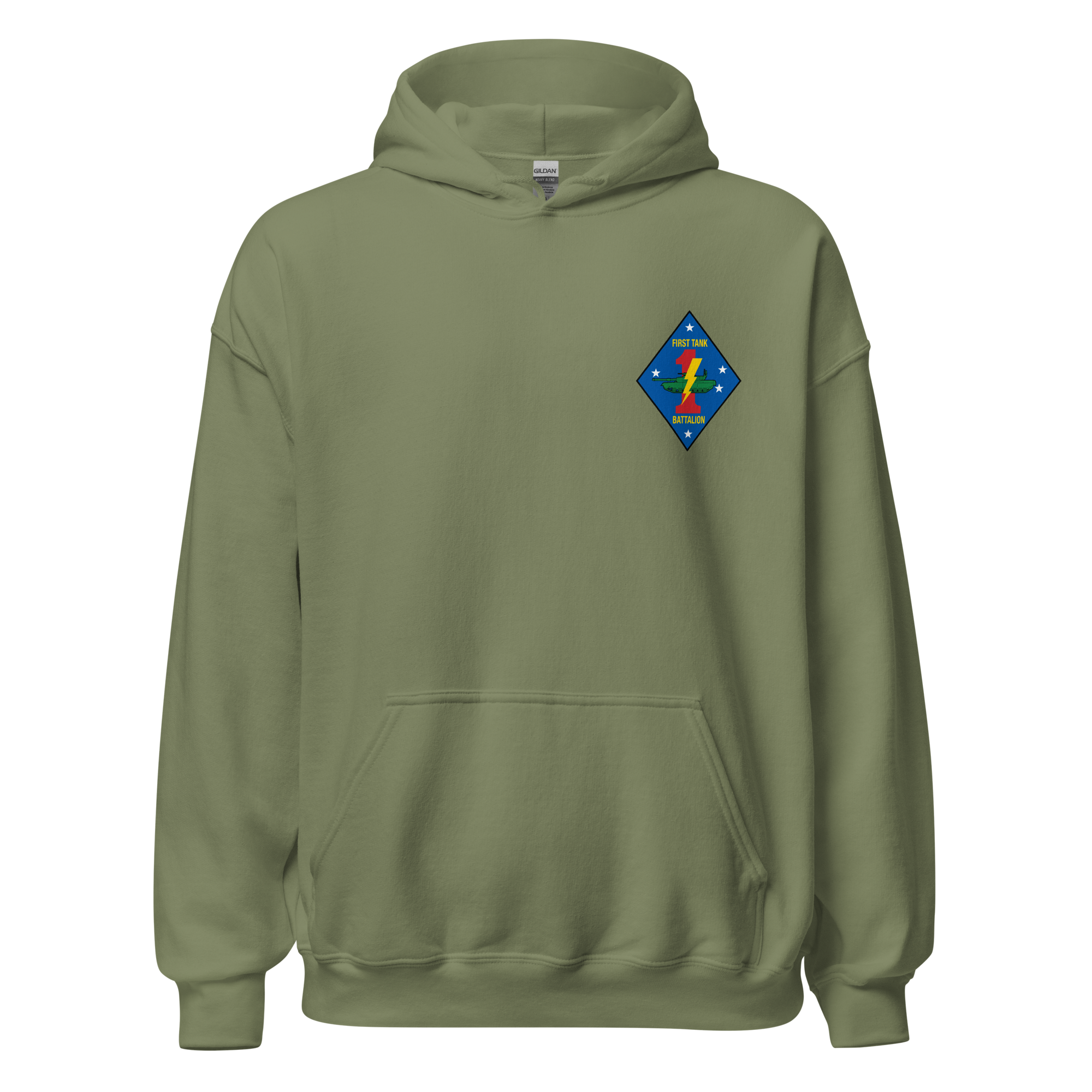 1ST TANK BN 50/50 HOODIE