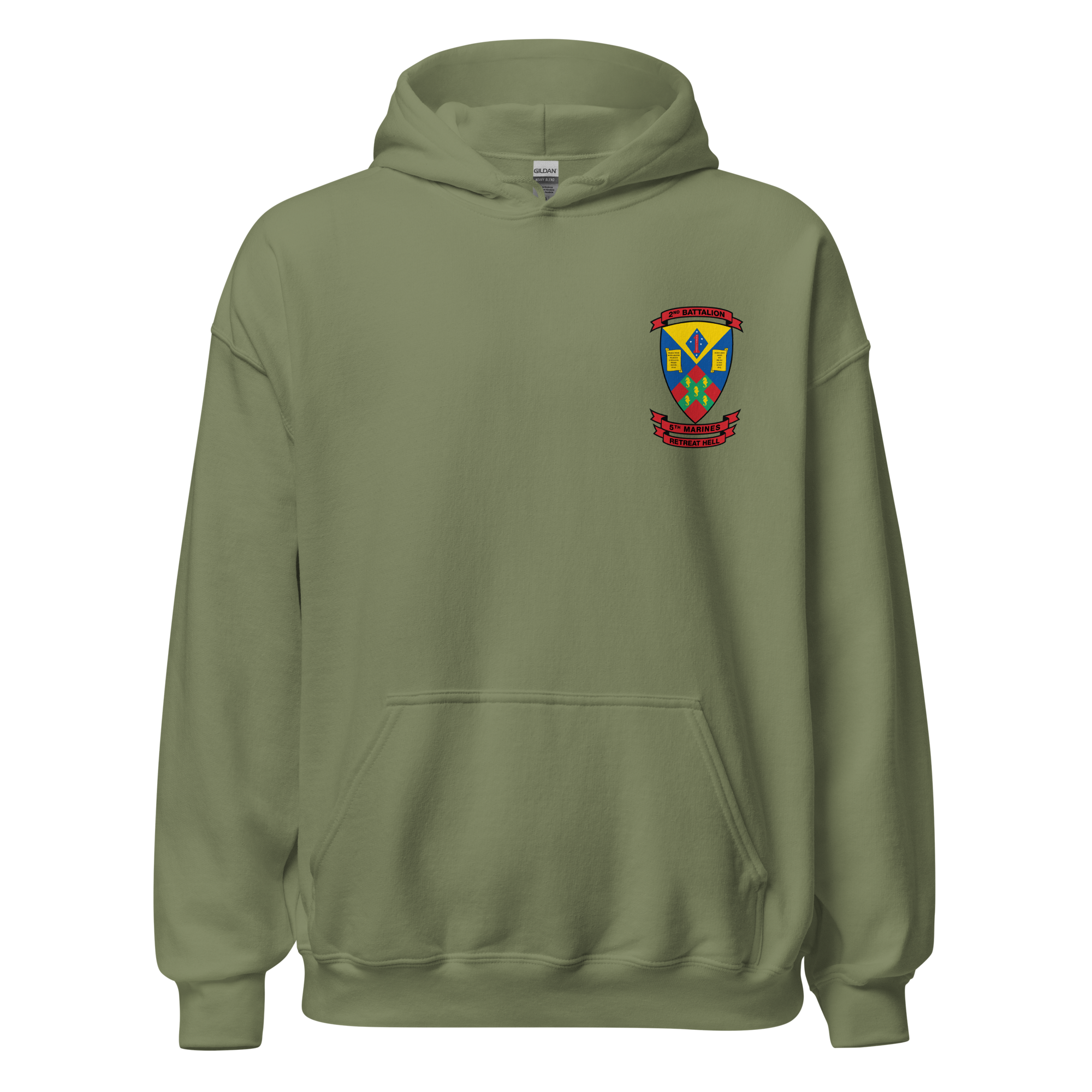 2ND BN 5TH MARINES 50/50 HOODIE