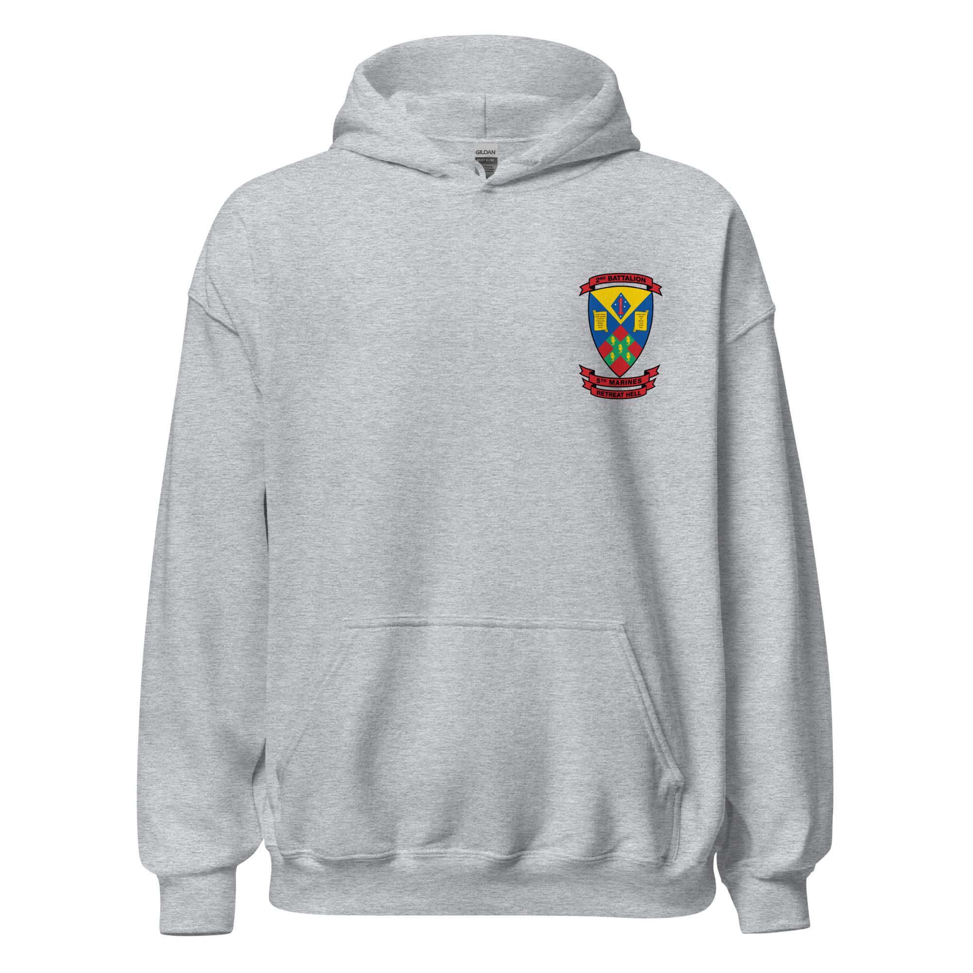 2ND BN 5TH MARINES 50/50 HOODIE