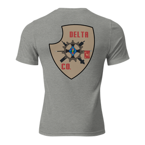 DELTA CO 1ST TANK BN TRI-BLEND T-SHIRT