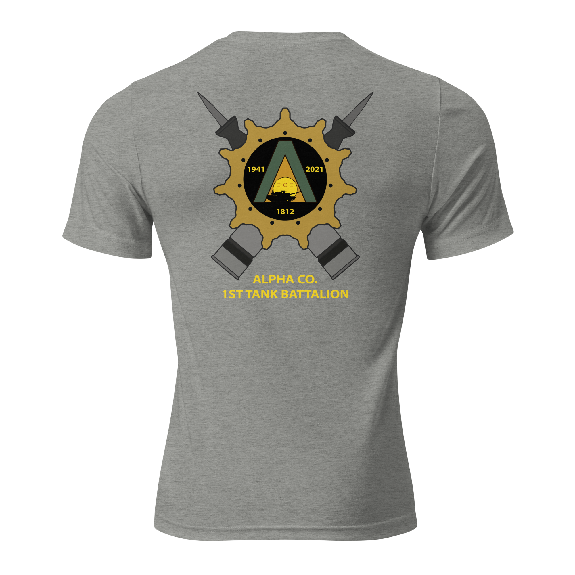 ALPHA CO 1ST TANK BN TRI-BLEND T-SHIRT