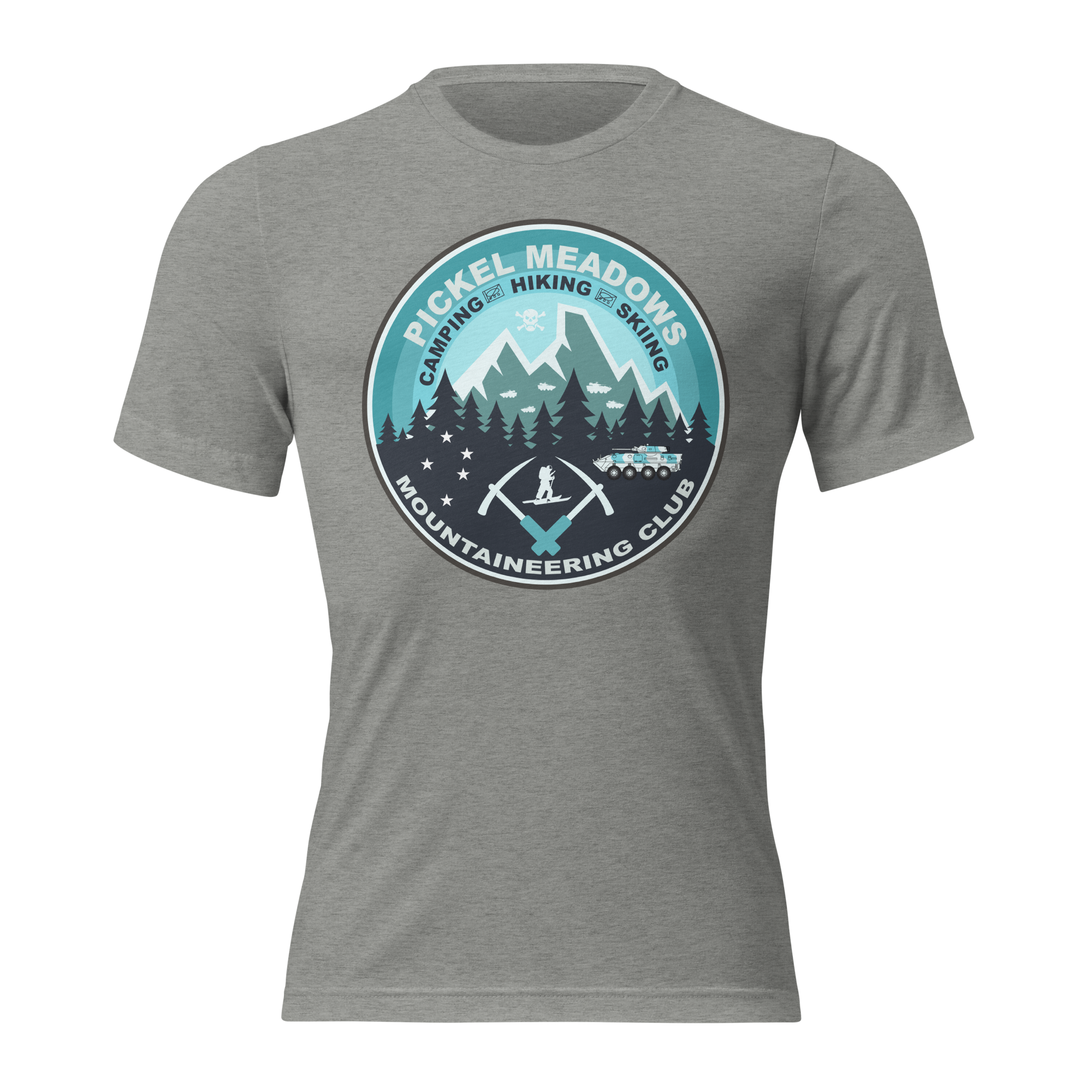 PICKEL MEADOWS MOUNTAINEERING CLUB TRI-BLEND T-SHIRT