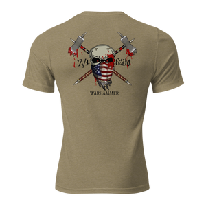 ECHO CO WARHAMMER 2ND BN 1ST MARINES TRI-BLEND T-SHIRT