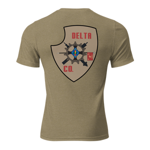 DELTA CO 1ST TANK BN TRI-BLEND T-SHIRT