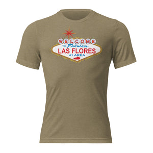 WELCOME TO LAS FLORES TRI-BLEND T-SHIRT