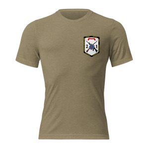 2ND BN 1ST MARINES NEW TRI-BLEND T-SHIRT