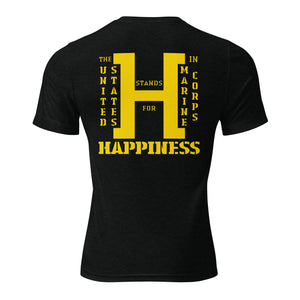 H STANDS FOR HAPPINESS TRI-BLEND T-SHIRT