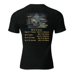 1ST PLT GHOST CO 2ND BN 1ST MARINES TRI-BLEND T-SHIRT