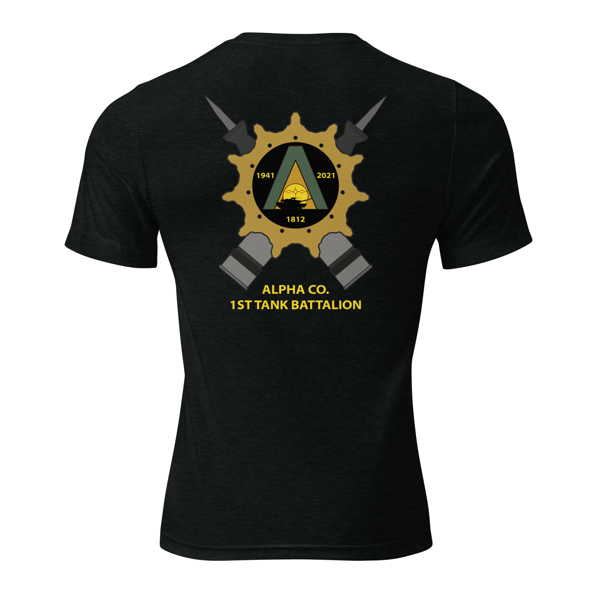 ALPHA CO 1ST TANK BN TRI-BLEND T-SHIRT