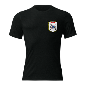 2ND BN 1ST MARINES NEW TRI-BLEND T-SHIRT