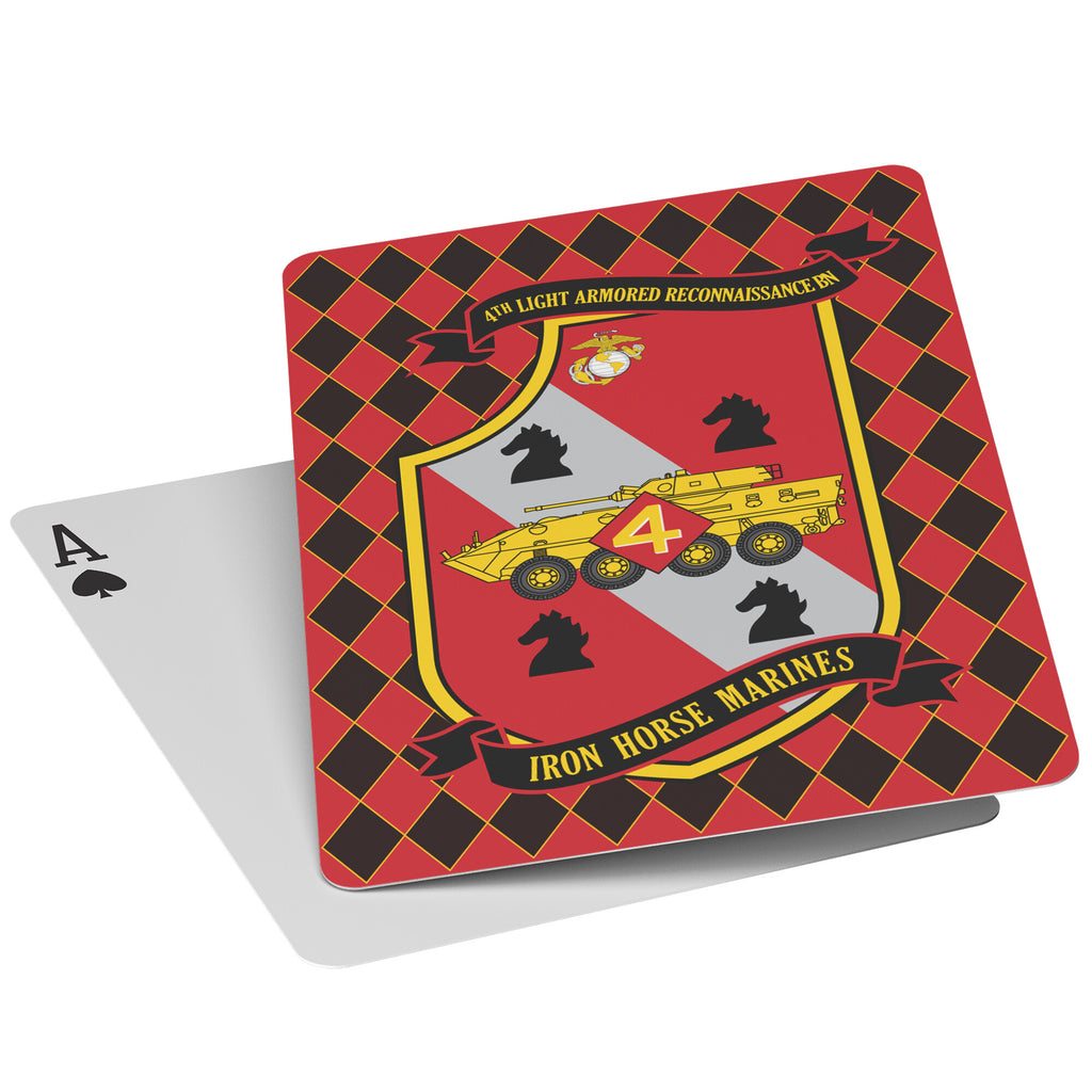 4TH LAR BN PLAYING CARDS