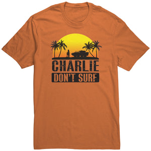 CHARLIE DON'T SURF CREW T-SHIRT