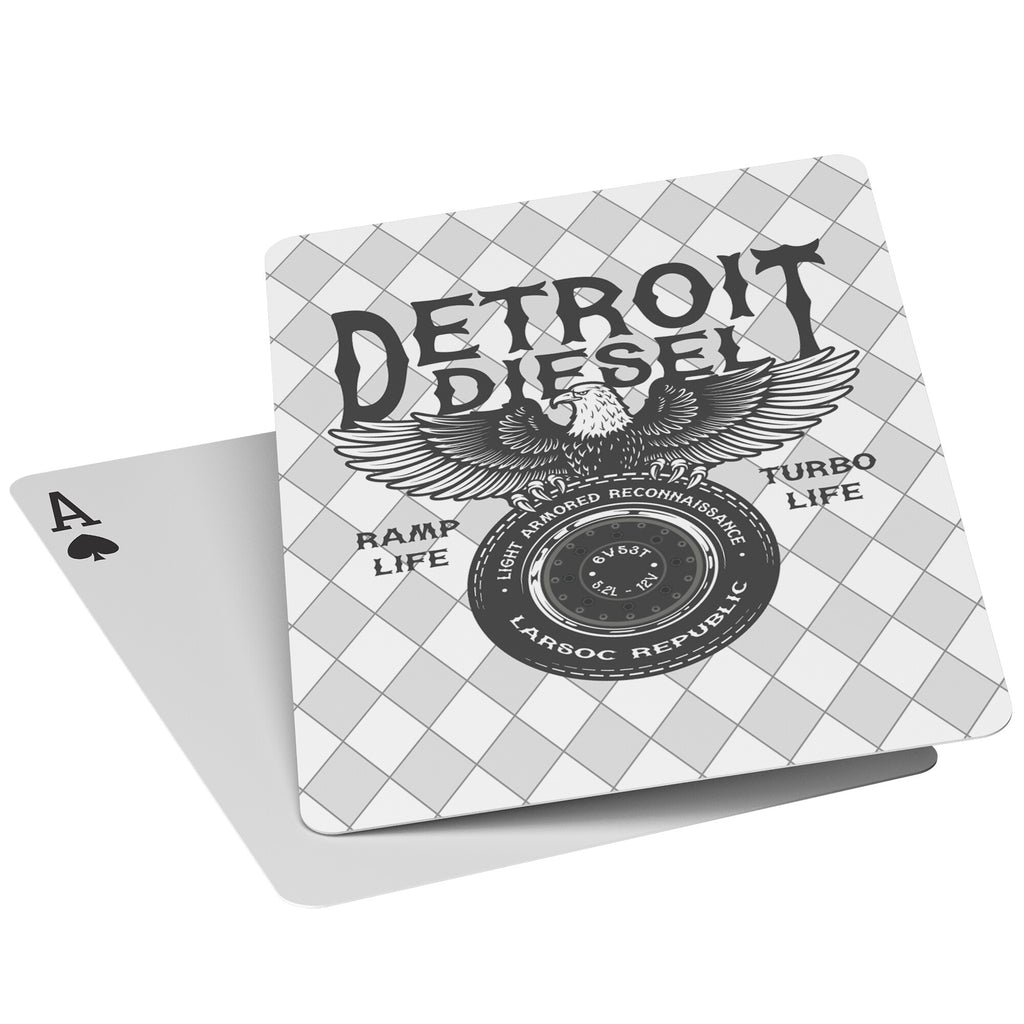 DETROIT DIESEL PLAYING CARDS