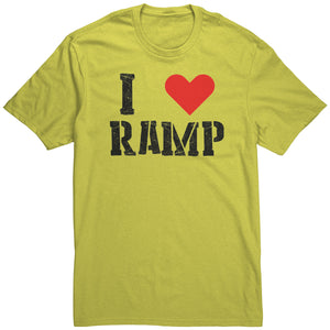 I LOVE RAMP CREW T-SHIRT