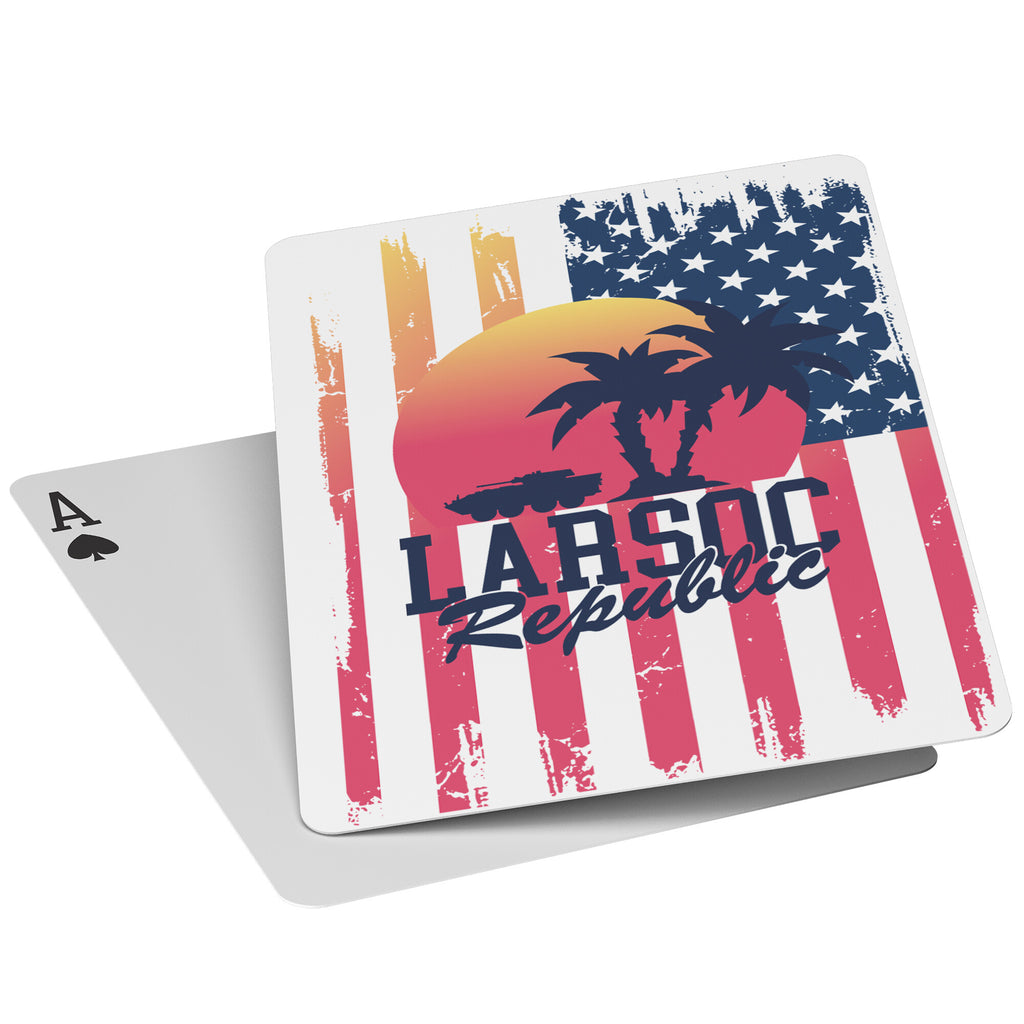 LARSOC REPUBLIC USA LIMITED EDITION PLAYING CARDS