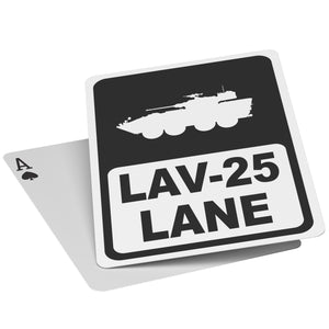 LAV-25 LANE PLAYING CARDS