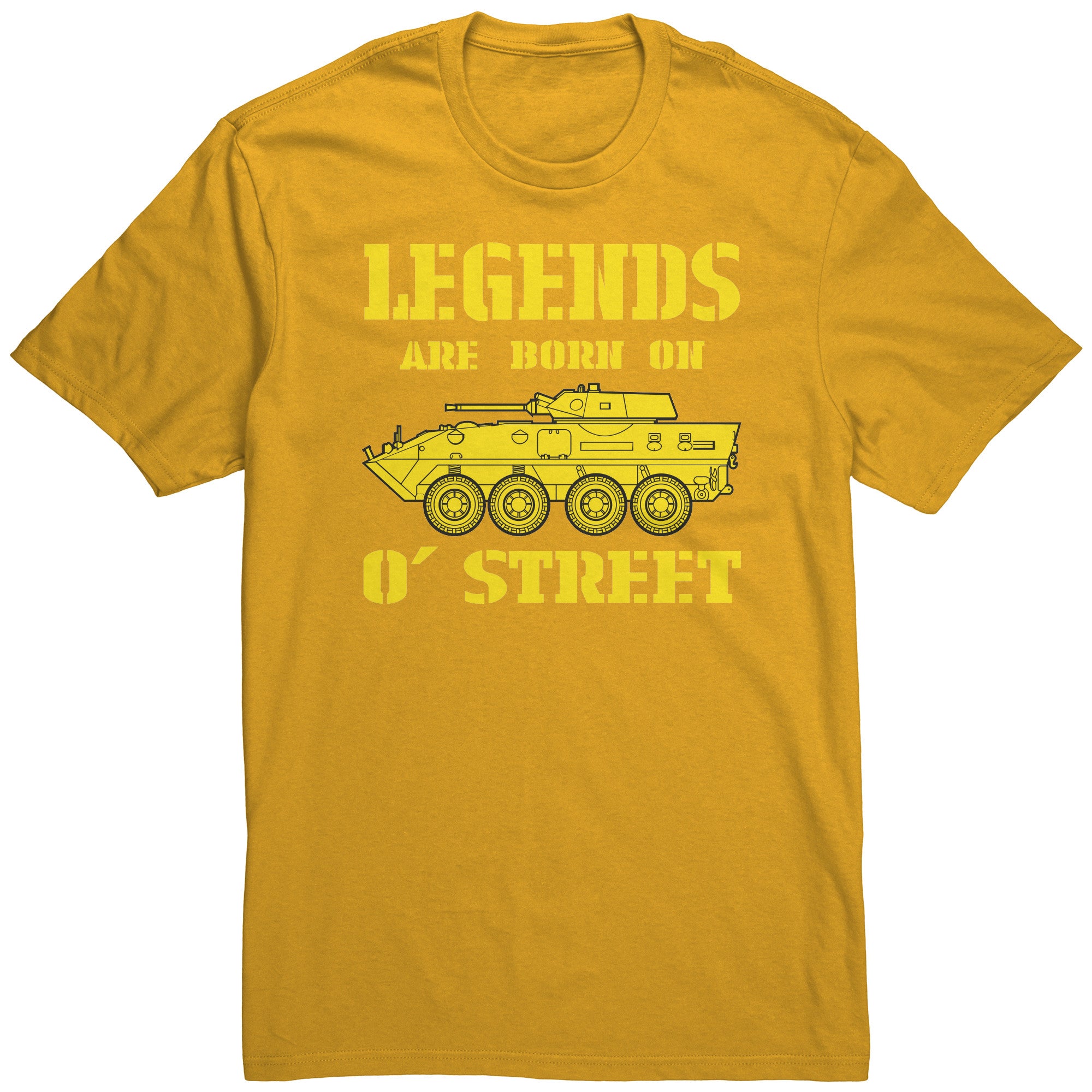 LEGENDS ARE BORN ON O STREET CREW T-SHIRT