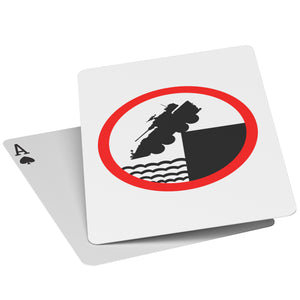 NO SWIMMING LAV-25 PLAYING CARDS