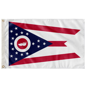 OHIO STATE LARSOC 3' X 5' INDOOR FLAG