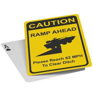 RAMP AHEAD LAV-25 PLAYING CARDS