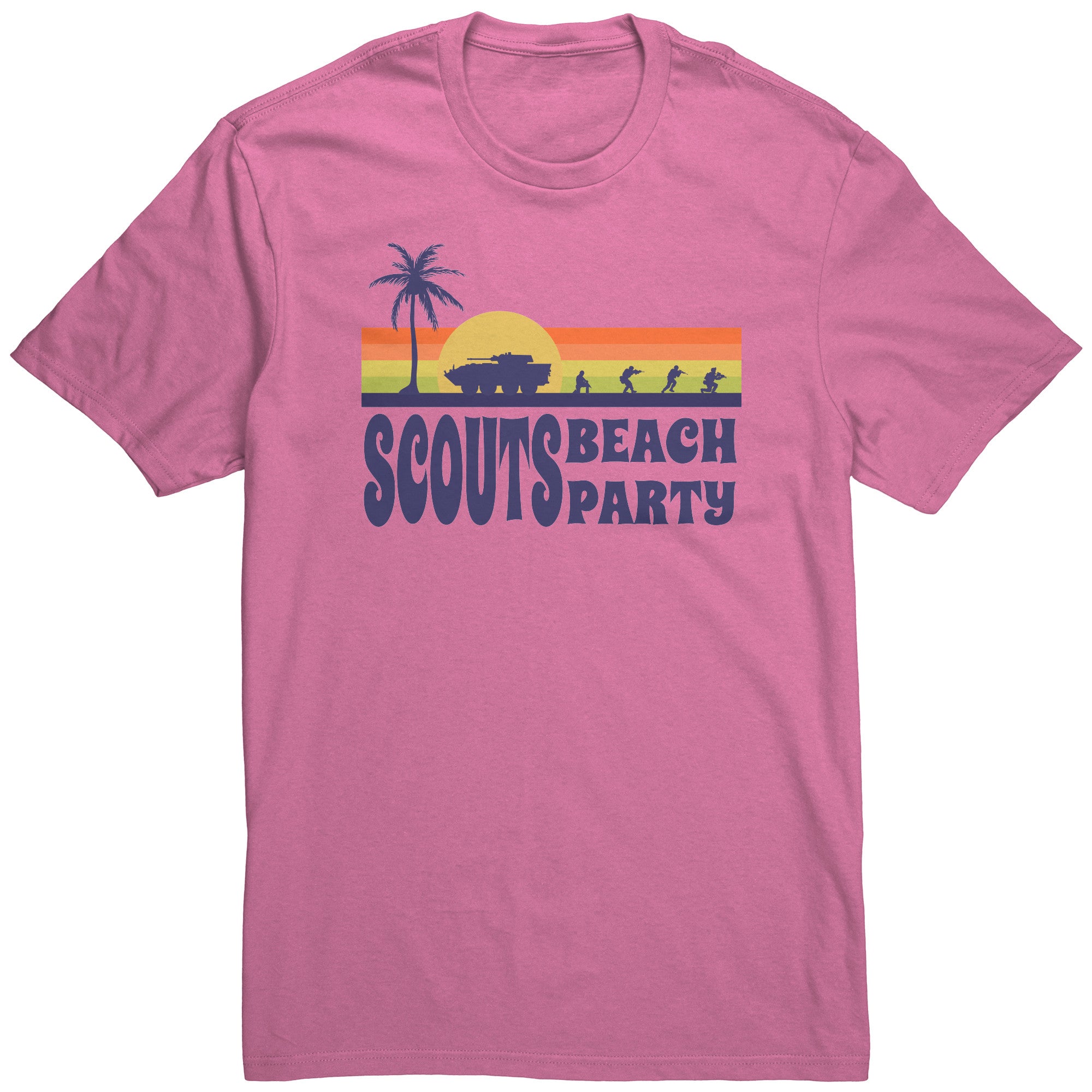 SCOUTS OUT BEACH PARTY CREW T-SHIRT