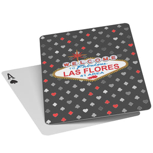 WELCOME TO FABULOUS LAS FLORES PLAYING CARDS