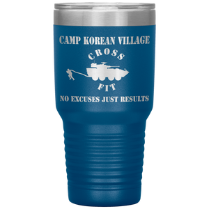 CAMP KOREAN VILLAGE CROSS FIT 30 oz TUMBLER