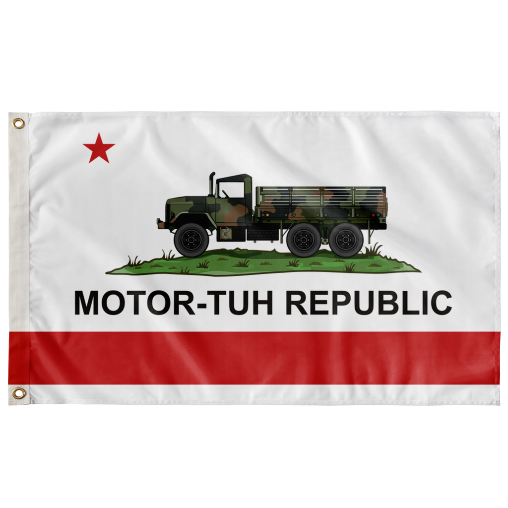MOTOR-TUH REPUBLIC 3' X 5' INDOOR FLAG