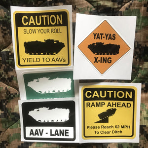 YAT-YAS SIGNS VARIETY PACK 4" VINYL STICKERS