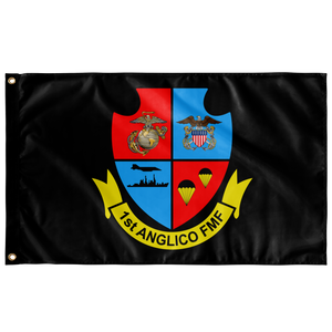 1ST ANGLICO 3' X 5' INDOOR FLAG