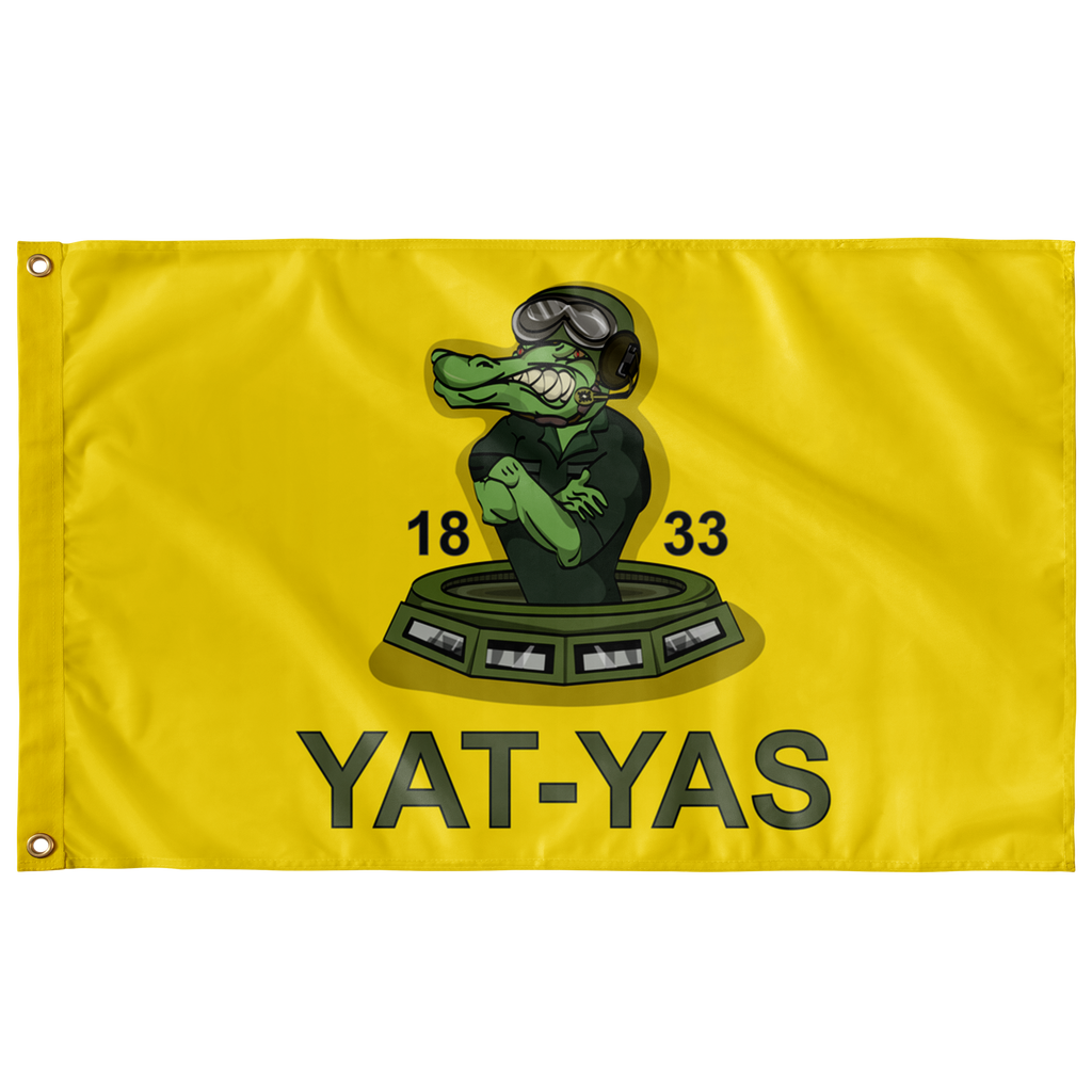 MOS 1833 YAT-YAS YELLOW 3' X 5' INDOOR FLAG