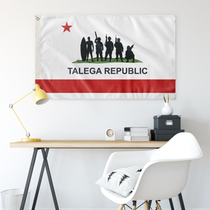 TALEGA REPUBLIC WHITE 3' X 5' INDOOR FLAG