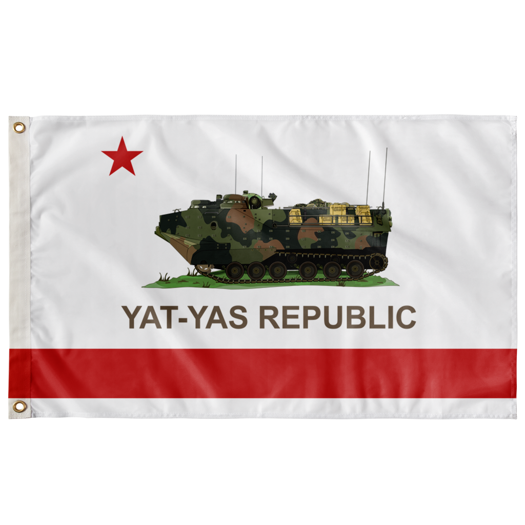 YAT-YAS REPUBLIC SINGLE SIDED 3' X 5' INDOOR FLAG