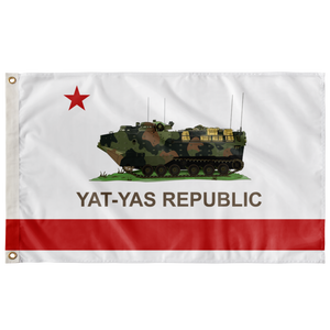 YAT-YAS REPUBLIC SINGLE SIDED 3' X 5' INDOOR FLAG