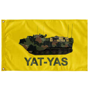AAVP7A1 YAT-YAS YELLOW 3' X 5' INDOOR FLAG